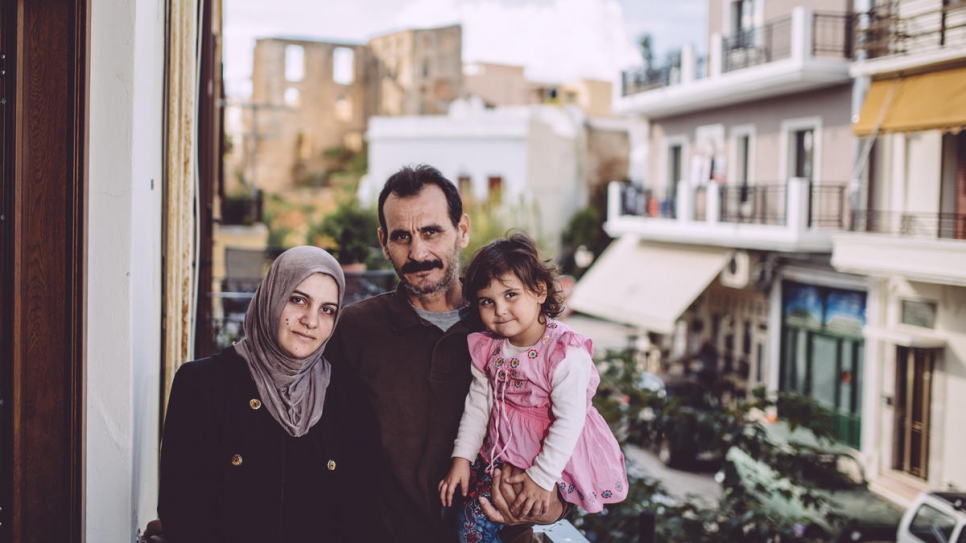 Refugee family renews century-old ties on Crete